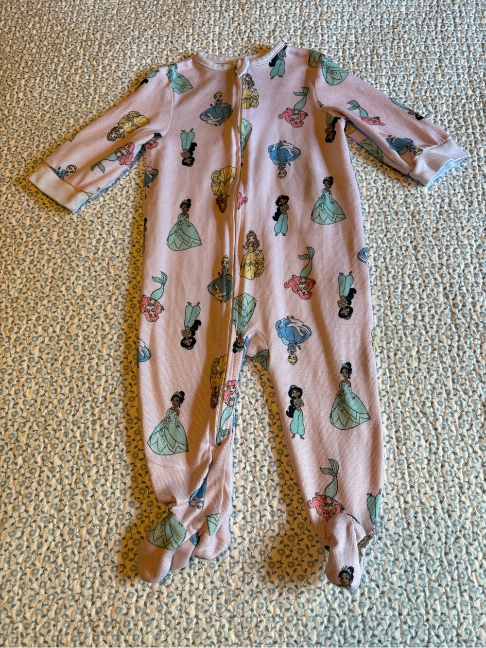 Disney Princess Pajamas Footed Sleeper 6/9 Months
